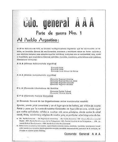 arte de guerra nº 1 de la Triple A